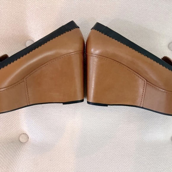 Carven × Robert Clergerie platform wedges brown & black leather - Picture 3 of 9